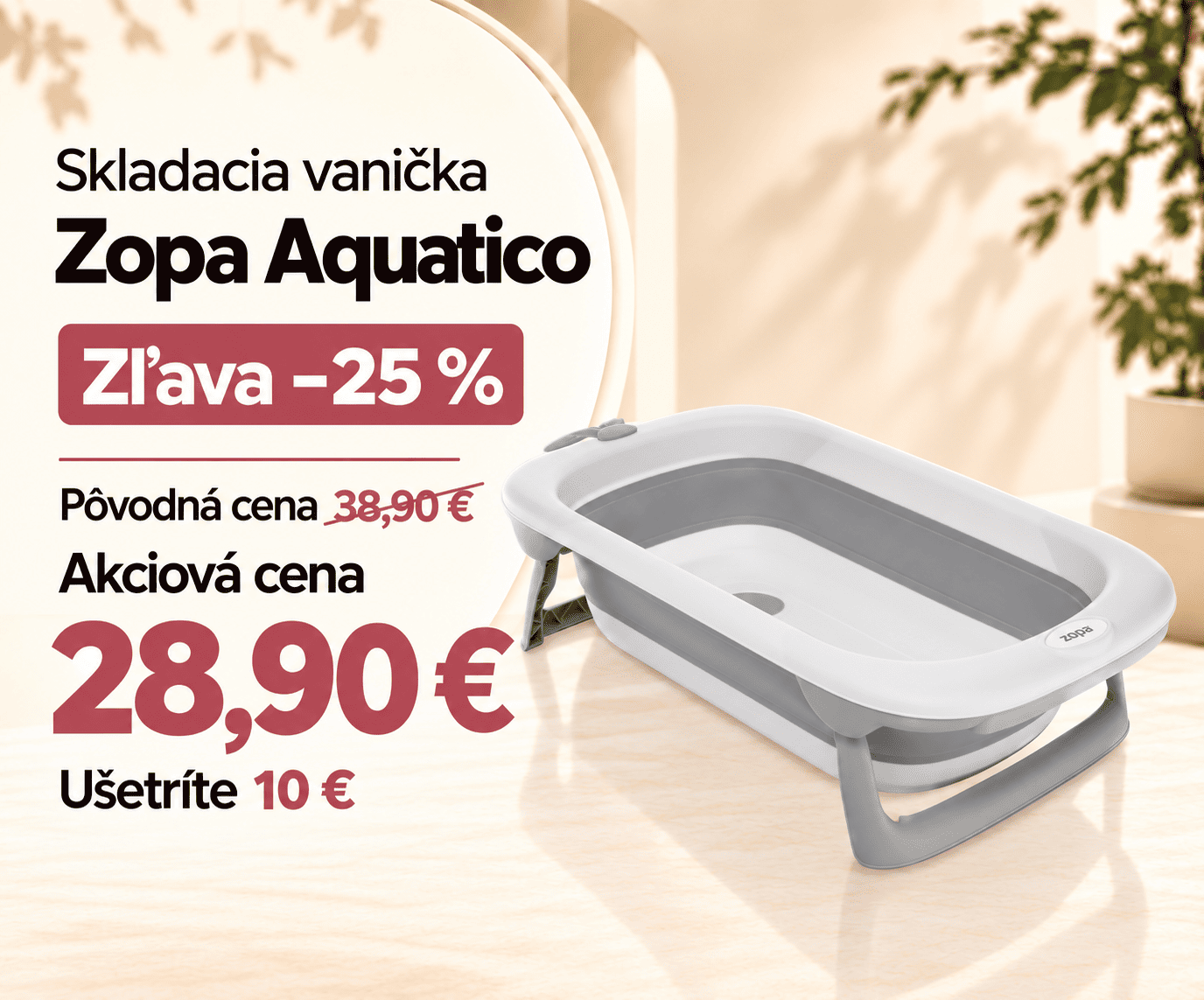 Zopa vanička Aquatico